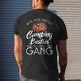 Womens Were More Than Just Camping Besties Patriotic 4Th Of July Mens Back Print T-shirt Gifts for Him
