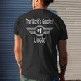 Worlds Greatest Uncle - Best Uncle Ever Mens Back Print T-shirt Gifts for Him