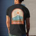 Yellowstone National Park - Throwback Design - Classic Mens Back Print T-shirt Gifts for Him