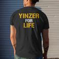 Yinzer For Life Proud Pittsburgh Family Men's T-shirt Back Print Gifts for Him