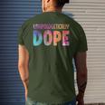 Dashiki Color Unapologetically Dope Melanin Christmas Men's T-shirt Back Print Gifts for Him