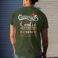 Cookie Exchange Team Xmas Christmas Baking Crew Men's T-shirt Back Print Gifts for Him