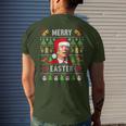 Joe Biden Happy Easter Ugly Christmas Sweater Men's T-shirt Back Print Gifts for Him
