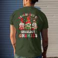 Hanging With My Oncology Gnomies Christmas Rn Oncologist Men's T-shirt Back Print Gifts for Him