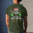 Most Likely To Get Sassy With Santa Matching Christmas Men's T-shirt Back Print Gifts for Him