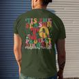 Tis The Season To Protect Airways Xmas Respiratory Therapist Men's T-shirt Back Print Gifts for Him