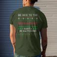 Xmas For Reservationist Reservationist Ugly Sweater Men's T-shirt Back Print Gifts for Him