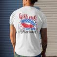 4Th Of July 2023 Kiss Me I-Am An Patriotic American Usa Flag Mens Back Print T-shirt Gifts for Him