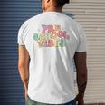 Back To School Preschool Vibes Retro Teacher Preschool Kids Mens Back Print T-shirt Gifts for Him