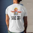 Bob Can We Fix It Builder Men's T-shirt Back Print Funny Gifts