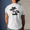 Bonsai Tree Japanese Minimalist Pocket Bonsai Men's T-shirt Back Print Gifts for Him
