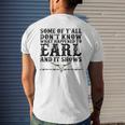 Bull Skull Some You Dont Know What Happened To Earl Western Mens Back Print T-shirt Gifts for Him