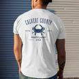 Calvert County Maryland Usa Crab Men's T-shirt Back Print Gifts for Him