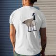 Canadian Goose Honk Funny Cute Bird Hunter Gift Mens Back Print T-shirt Gifts for Him
