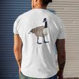 Canadian Goose Wild Goose Chase Funny Cute Bird Hunter Mens Back Print T-shirt Gifts for Him