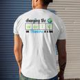 Changing The World One Phoneme At A Time Mens Back Print T-shirt Gifts for Him