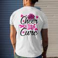 Cheer For A Cure Breast Cancer Awareness Men's T-shirt Back Print Gifts for Him