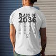 Class Of 2036 Grow With Me With Space For Checkmarks Men's T-shirt Back Print Gifts for Him