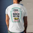 Cool Ranch Dressing Bottle Label Halloween Family Matching Men's T-shirt Back Print Gifts for Him