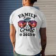 Cruise Squad 2023 Cruise Ship Vacation Matching Family Group Mens Back Print T-shirt Gifts for Him