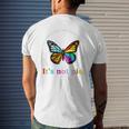 Equal Rights For Others Its Not Pie Equality Butterflies Mens Back Print T-shirt Gifts for Him