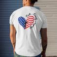 Faith Family Freedom Usa Flag July 4Th American Women Girls Mens Back Print T-shirt Gifts for Him