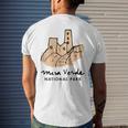Family Vacation Retro Mesa Verde National Park Men's T-shirt Back Print Gifts for Him