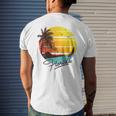 Florida Sunshine State Retro Summer Tropical Beach Florida Gifts & Merchandise Funny Gifts Mens Back Print T-shirt Gifts for Him