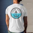 Funny Cruise Saying Feelin Nauti Anchor Boat Nautical Quote Mens Back Print T-shirt Gifts for Him