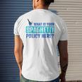 What Is Your Spaghetti Policy Italian Chefs Men's T-shirt Back Print Gifts for Him