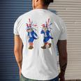 Funny Uncle Sam Griddy Dance 4Th Of July Independence Day Mens Back Print T-shirt Gifts for Him