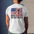 Gods Children Are Not For Sale Funny Mens Back Print T-shirt Gifts for Him