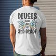 Goodbye Peace Out 3Rd Grade Deuces Last Day Of 3Rd Grade Men's Back Print T-shirt Gifts for Him