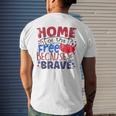Home Of The Free 4Th Of July 2023 Patriotic American Day Mens Back Print T-shirt Gifts for Him