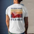 Human World Is A Mess Crab The Human Worlds Crab It's A Mess Men's T-shirt Back Print Gifts for Him
