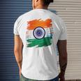 India Independence Day 15 August 1947 Indian Flag Patriotic Men's T-shirt Back Print Gifts for Him