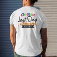 Last Day Of School 2023 Autograph 6Th Grade Graduation Party Mens Back Print T-shirt Gifts for Him