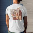 Lets Go Girls Cowgirl Boots Country Bachelorette Party Mens Back Print T-shirt Gifts for Him