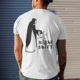 Night Shift Scary Nun Nightshift Worker Mens Back Print T-shirt Gifts for Him