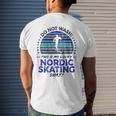 Nordic Skating Skater Quote Graphic Men's T-shirt Back Print Gifts for Him
