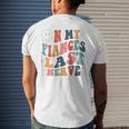 On My Fiancés Last Nerve Mens Back Print T-shirt Gifts for Him