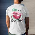 One In A Melon Brother Summer Birthday Party Matching Mens Back Print T-shirt Gifts for Him