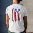 Patriotic Eagle July Fourth 4Th Of July American Flag Mens Back Print T-shirt Gifts for Him
