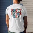 Retro Party In The Usa 4Th Of July America Fourth Of July Usa Funny Gifts Mens Back Print T-shirt Gifts for Him