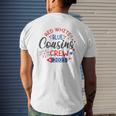 Retro Red White Blue Cousins Crew 2023 4Th Of July Kids Mens Back Print T-shirt Gifts for Him