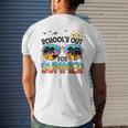 Schools Out For Summer Last Day Of School BeachSummer Men's Back Print T-shirt Gifts for Him
