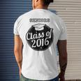 Seniors Class Of 2016 Graduation Men's T-shirt Back Print Gifts for Him