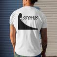 Sisyphus Greek Mythology Ancient Greece Graphic Men's T-shirt Back Print Gifts for Him