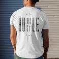 Stay Humble & Hustle Hard Quote Black Text Men's T-shirt Back Print Gifts for Him