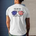 The Metric System Cant Measure Freedom Mens Back Print T-shirt Gifts for Him